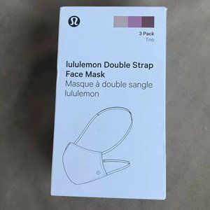 Lululemon Double Strap Face Mask 3 Pack